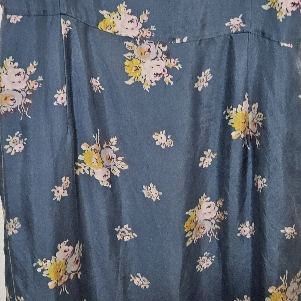 Tibi silk floral dress size 10